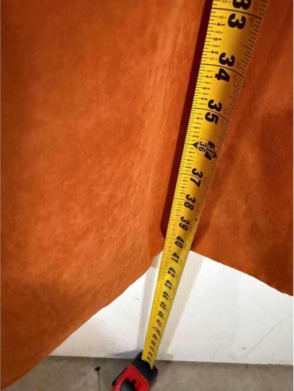cute Burnt Orange Star Print Coat sz 1x - Picture 7 of 7